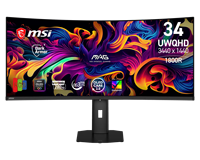 Nouveau Moniteur de Jeu MSI MAG 341CQP QD-OLED X28 2026, Écran Incurvé 34 pouces 280Hz 3440x1440 avec Film DarkArmor, 0.03ms, VESA pour Ordinateur de Bureau