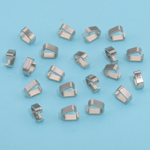 Connecteur en forme de U |   Maillon de fermoir en acier inoxydable plaqué or PVD 18 carats pour bracelet, collier, fabrication de bijoux DIY - Product Image 4