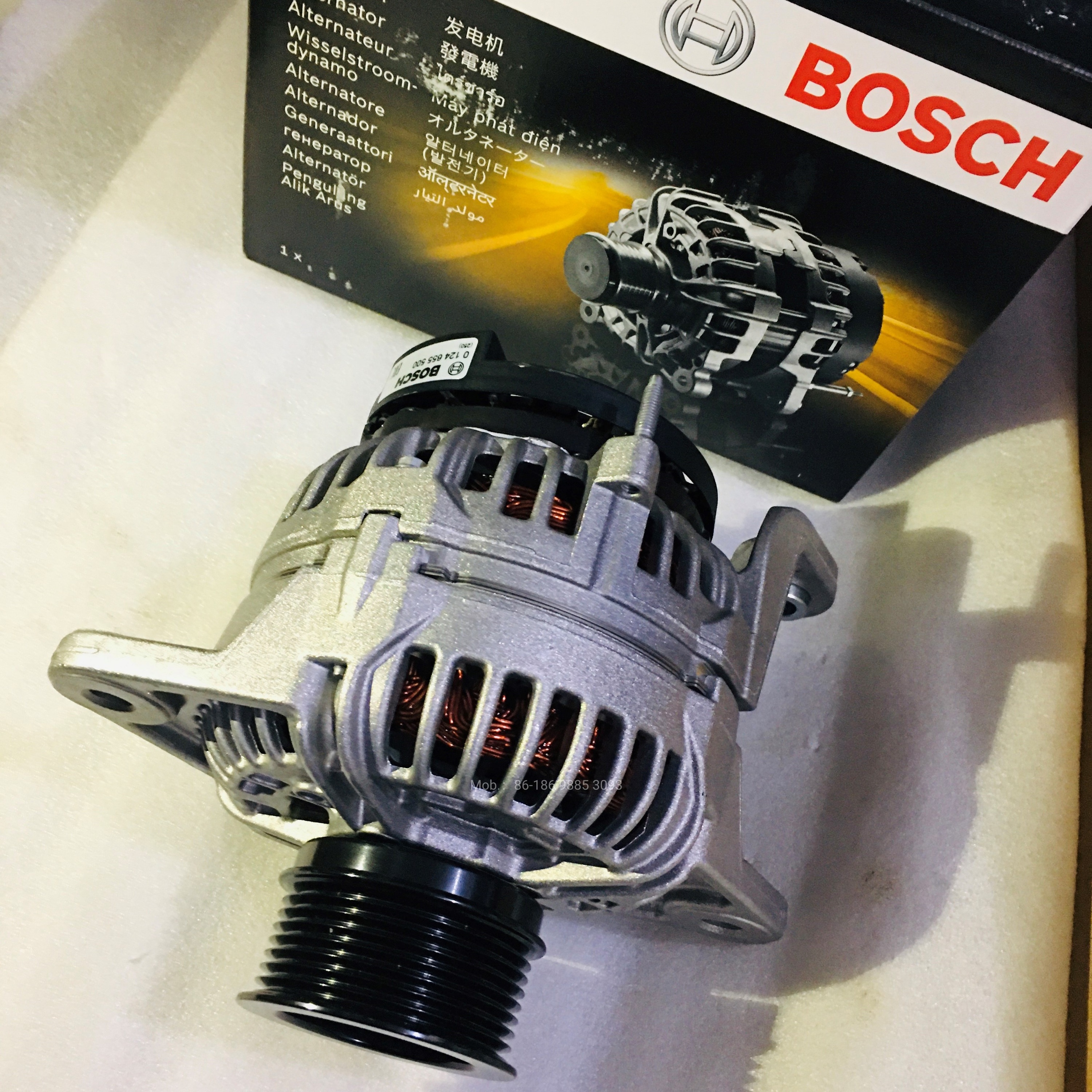 ボルボ用新型オルタネーター 0124655500 24V 110A トラック用部品