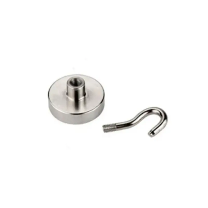 Multi-Purpose Heavy Duty Magnetic Hook Strong Neodymium Magnets Hooks for Home, Refrigerator, Grill, Kitchen,Key Holder