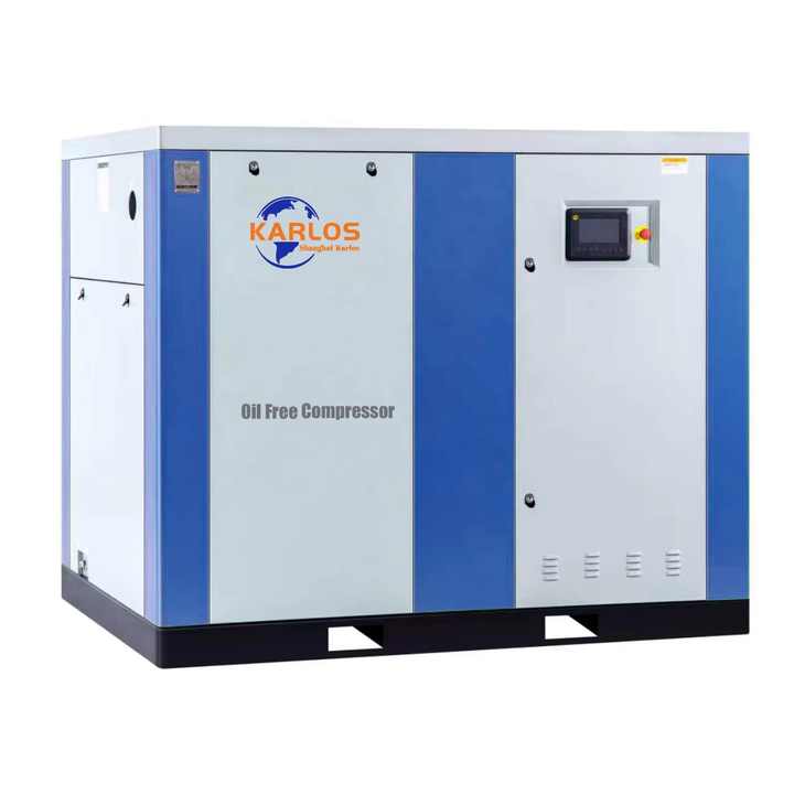 German Compressor Oil Free Variable Speed Screw Air Compressor 7.5-37kw For Industrial ...