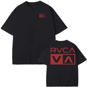 <span class=keywords><strong>Camiseta</strong></span> <span class=keywords><strong>RVCA</strong></span> negra, <span class=keywords><strong>camiseta</strong></span> de algodón de verano, <span class=keywords><strong>camiseta</strong></span> de manga corta de verano, <span class=keywords><strong>camiseta</strong></span> de diseño de marca para hombres y mujeres, ropa de calle - Product Image 1
