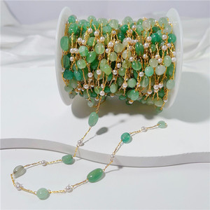 SP Wholesale Women <strong>Necklace</strong> <strong>Pearl</strong> Chain Irregular Natural Stone Beaded Choker <strong>Necklace</strong> Jewelry - Product Image 3