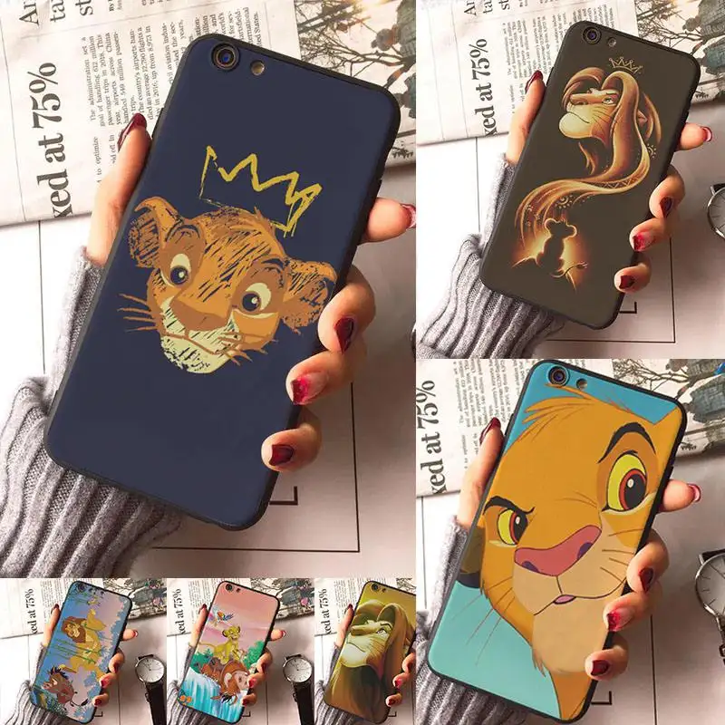 Phụ Kiện Điện Thoại The Lion King Vỏ Điện Thoại Cho Apple iPhone Trường Hợp 7 8 6 6S Cộng Với 5 5S SE X XS MAX 11 12 Trường Hợp Điện Thoại