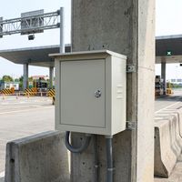 Boîtier de distribution électrique en métal SH, personnalisable, étanche IP54, avec revêtement en poudre, pour commutateurs