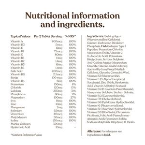 Suplemento Multivitamínico Personalizado para Energía, Inmunidad y Apoyo Femenino, Vitaminas Diarias para Mujeres, 60 Tabletas, Tabletas Multivitamínicas - Product Image 3