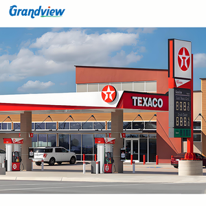 Letrero <span class=keywords><strong>de</strong></span> Pylon Exterior Personalizado con Estructura <span class=keywords><strong>de</strong></span> Rejilla <span class=keywords><strong>de</strong></span> Acero Inoxidable para Gasolinera o Estación <span class=keywords><strong>de</strong></span> Servicio - Product Image 4