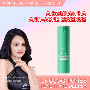 KORMESIC เซรั่มบำรุงผิวหน้าสูตร AHA+BHA+PHA ขนาด 35 มล. ลดรอยสิว ผิวกระจ่างใส ต่อต้านริ้วรอย ชุ่มชื้น บำรุงผิว รับผลิตแบรนด์ส่วนตัว (OEM) - Product Image 2