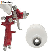Vente chaude 0,5 0,8 1,0 mm Buse H2000 Pistolet de pulvérisation HVLP Aérographe Outils de peinture automobile pour la peinture automobile et de meubles