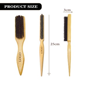 Sisir sisir sisir penata garis ramping sisir pegangan untuk penata rambut Salon Pro sikat pengurai rambut sisir sisir bulu babi hutan - Product Image 1