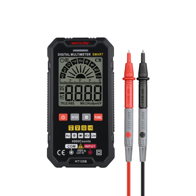 MN HT125B Smart Digital Multimeters with Analog LCD Display AC DC Multimeter for SaleALILO Lcd Solar Panel Multimeter Smart