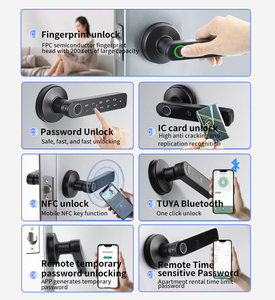 IP65 kapalı kapısı ev akıllı parmak izi bölünmüş anahtarlı kilit Tuya dijital anahtarsız akıllı kapı kilidi - Product Image 2