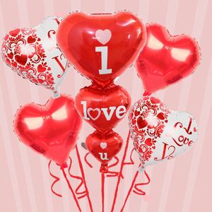 2023 Valentine's Day 18inch Heart-shaped <b>Balloon</b> Set for Valentine <b>Balloons</b> Kit <b>Decorations</b> - Product Image 6
