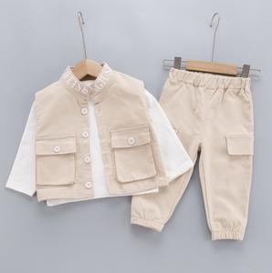 Vente Flash Nouveaux Modèles de Vêtements pour Enfants Ensembles de Vêtements en Gros Pantalons pour Enfants et Manteau pour Tout-Petits Garçons - Product Image 4