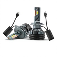 Nouveau Phare LED à Double Barre de Cuivre avec Décodeur Externe, Faisceau de Route Haute Puissance, Longue Portée, 12V RTS20241207 OLIVER