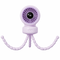 Ventilateur pour poussette bébé en promotion avec flux d'air réglable et large angle de 90 degrés pour chaise haute, berceau et poussette