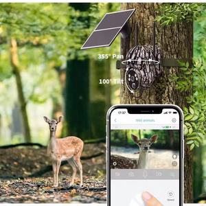 Cámara de Seguridad CCTV Solar PIR de Gran Angular de 355 Grados, 3MP 4MP, Cámara de Vigilancia para el Hogar 4G, Visión Nocturna, Audio Bidireccional, PTZ - Product Image 6