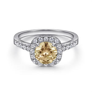 Fashion Silver <b>Jewelry</b> <b>Set</b> Rhodium Plated Round Cut Zirconia Ring <b>Women</b> <b>Jewelry</b> <b>Sets</b> <b>for</b> Party - Product Image 2