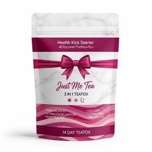 Bolsa de Embalaje de Té Vacía Personalizable de Aluminio con Cierre Hermético y Zip Lock - Product Image 1