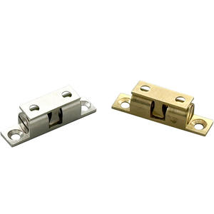 Pare-chocs de porte d'armoire en cuivre pur argent40/50/60/70mm coussinets à ressort épaissi accessoires de serrure de meubles - Product Image 2