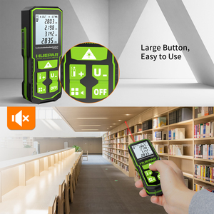 Huepar S100 <span class=keywords><strong>100M</strong></span> Medidor de distancia láser Ruleta electrónica LCD Láser digital Trena <span class=keywords><strong>Metro</strong></span> Cinta métrica Regla Herramientas de prueba - Product Image 2