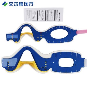 Collarín cervical ajustable de polímero médico, soporte cervical para adultos, tamaño adulto, plástico azul, para uso de emergencia - Product Image 2