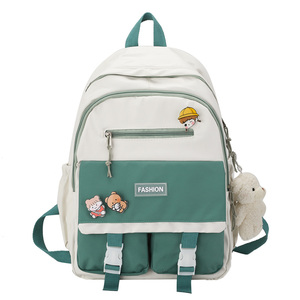 Odm/OBM trường dễ thương phụ nữ công suất lớn học sinh trung học nhiều Túi sinh viên Ba lô túi với mặt dây chuyền dễ thương - Product Image 4