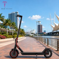 Trottinette électrique pliable 350W avec contrôle par application intelligente, roues de 9,1 pouces, frein à disque arrière, pneus alvéolés, 36V, pour adultes