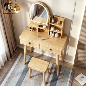 Fabricante chino, excelente precio, personalizable, gran stock, tocador ecológico de nuevo diseño, muebles de dormitorio, tocador de madera con espejo - Product Image 5