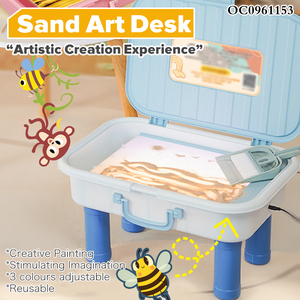 Jeux électroniques éducatifs bricolage pour filles, machine à dessiner, table d'art de <span class=keywords><strong>sable</strong></span> pour enfants - Product Image 2