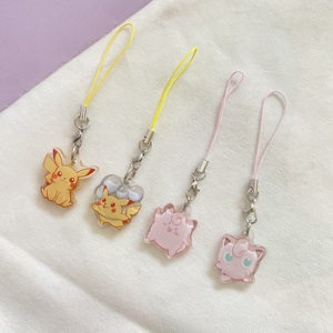 Portachiavi in Acrilico Epossidico Stampato UV su Due Lati con Tema Anime Giapponese Personalizzato con Cinturino in Metallo - Product Image 4