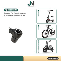 Poignée d'accélérateur demi-tour de 76 mm, modèle 20210831038 (Matériau composite) pour utilisation à gauche dans les kits de conversion de moteur central