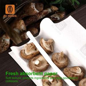 แผ่นซับน้ำคุณภาพสูงแบบใช้แล้วทิ้ง สำหรับซับความชื้นในผลไม้และผัก บรรจุภัณฑ์สำหรับรักษาความสดของอาหาร ส่งตรงจากโรงงาน - Product Image 2