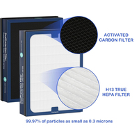 Filtre de remplacement OEM/ODM F200300PA Classic 200/300 pour modèles Blueair 203/205/270E/280i/303 Slim, élimination de 99,97 % des particules et des COV