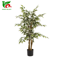 90cm Faux Ficus Arbre Artificiel Vert Faux Plante Avec Pot pour La Décoration Intérieure Bureau Salon Jardin Décoration