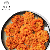 Teh Bunga Marigold Alami, Herbal Kering, Bunga Calendula, Kemasan Kotak/Kantong, Teh Sehat Beraroma, Grade A Bersertifikat