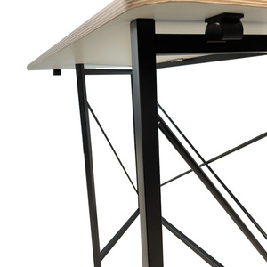 Bilgisayar masası ofis masaları oyun dizüstü çalışma Metal ahşap katlanır masa - Product Image 6