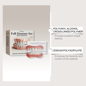 Gran Venta: Juego Completo de Dentadura Postiza, Cubre Dientes, Se Adapta a la Mayoría de las Dentaduras Postizas, Carillas Blanqueadoras para una Sonrisa Perfecta e Instantánea - Product Image 3