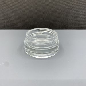 Mini pot en verre de 5 ml avec couvercle en plastique et loupe pour l'emballage de cosmétiques de soin personnel (huile pour le visage, crème, poudre libre) - Product Image 6