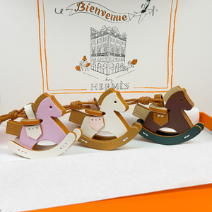 Swinging Horse Bag Pendant New Creative Leather Cute Decoration Small Horse Pendant Women's Car Rearview Mirror Pendant - Product Image 3