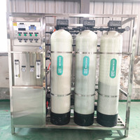 Station d'eau solaire extérieure 500L/H Système de dessalement RO Filtration de l'eau salée et de l'eau saumâtre
