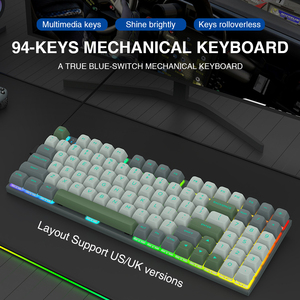 Hot Swappable Oem Odm Custom Wired Mechanical Gaming <b>Keyboard</b> Rate 8k Rgb Backlit Hall Switch Tkl 94 Keys Hz-94 Ergonomic - Product Image 5