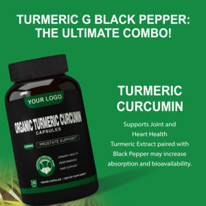 OEM Ausreson Capsule d'extrait de curcumine de curcumine Suppléments à base de plantes Capsules organiques de curcumine au curcuma - Product Image 2