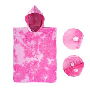 High Quality Custom Design Full Color Digital Printed <b>Poncho</b> Bath Hooded Beach Towel - Product Image 1