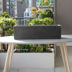 Hình Chữ Nhật Sợi Xi Măng Trong Nhà/Ngoài Trời Vườn Trồng Tối Giản Lọ Hoa Cho Nhà Hoặc Khách Sạn Cho Hoa Nhân Tạo - Product Image 3