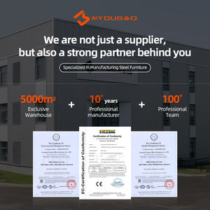 <span class=keywords><strong>Armoire</strong></span> de rangement en acier moderne avec étagères réglables pour garage de bureau à domicile - Product Image 6