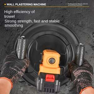 Machine à batterie au lithium DIY à vitesse variable pour ponçage et lissage de plâtre, ciment, mortier, enduit mural et sols - Product Image 3