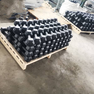 Haltères hexagonaux en caoutchouc, sans mauvaise odeur, sans équipement de sport cassé - Product Image 2