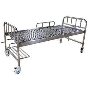 Cama de enfermería ajustable con manivela simple o doble de acero inoxidable médico de alta resistencia para uso hospitalario y psiquiátrico - Product Image 3