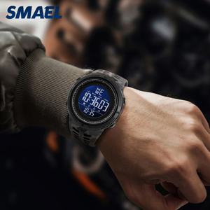 นาฬิกา SMAEL 1915MC รุ่นหรูหรา สปอร์ต ดิจิตอล LED หน้าปัดลายพราง ทนทาน สวยงาม แฟชั่น นาฬิกาข้อมือพลาสติกสำหรับผู้ชาย - Product Image 6
